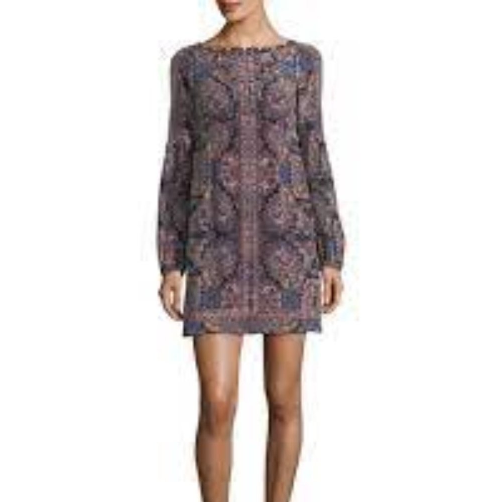 Nanette Lepore Kaleidascope Silk Dress sz 2